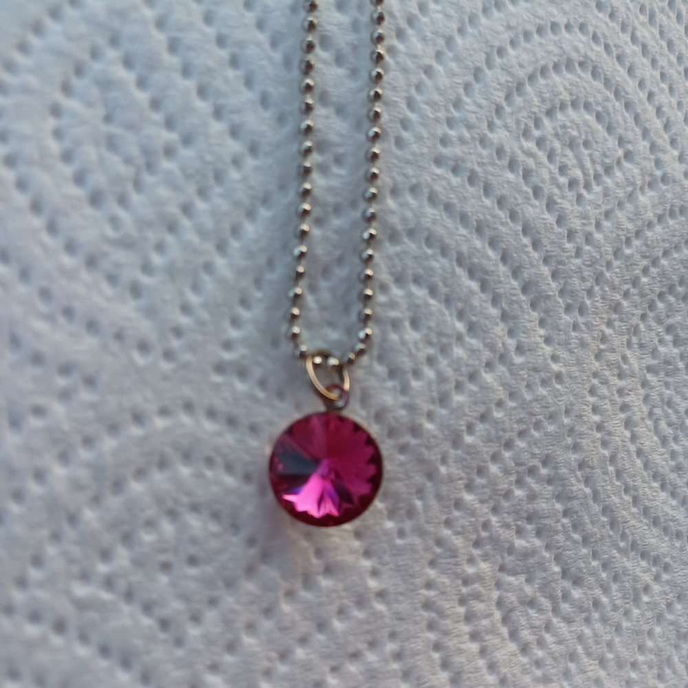 Swarovski crystal necklace.